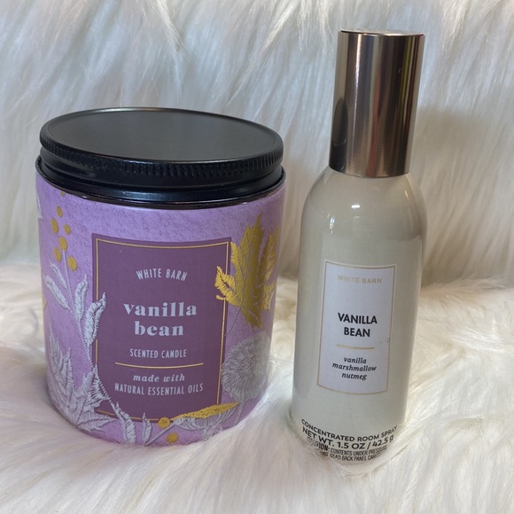 2-pc Set “VANILLA BEAN” by B&BW / WB, 1-Single Wick Candle & 1-Room Spray, NWT - Picture 7 of 7